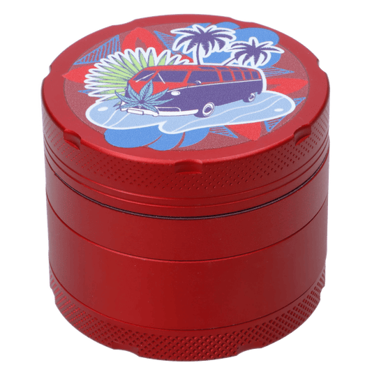 Cabana Cannabis Co. EACH Cabana Cannabis Co. 3-Stage Grinder Surfari Red Grinders