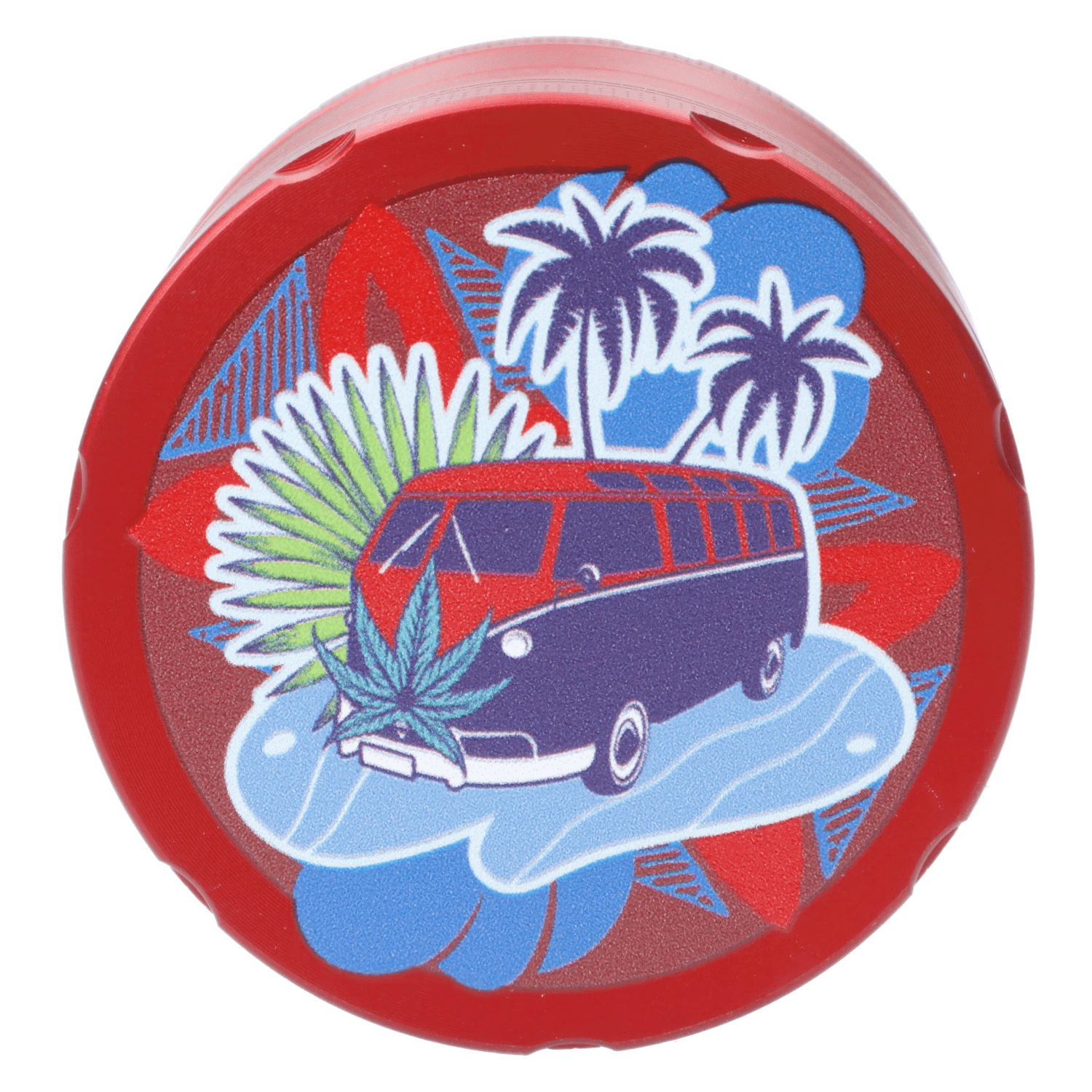 Cabana Cannabis Co. EACH Cabana Cannabis Co. 3-Stage Grinder Surfari Red Grinders