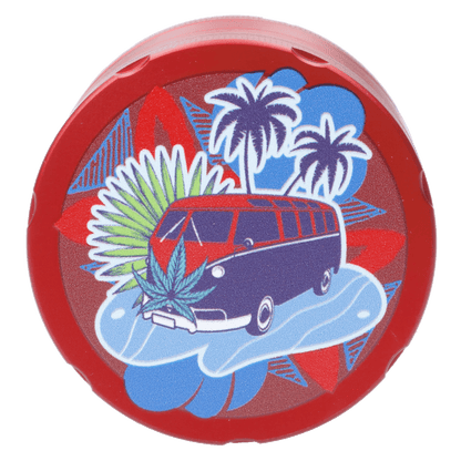 Cabana Cannabis Co. EACH Cabana Cannabis Co. 3-Stage Grinder Surfari Red Grinders