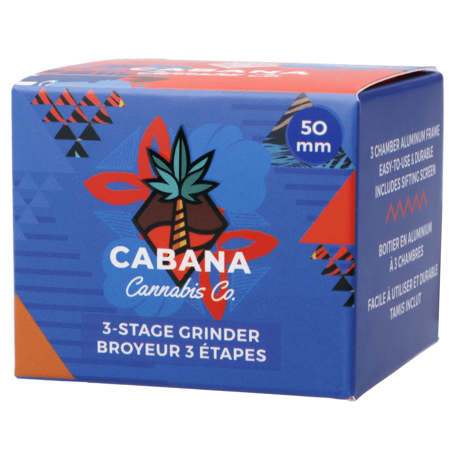 Cabana Cannabis Co. EACH Cabana Cannabis Co. 3-Stage Grinder Surfari Red Grinders