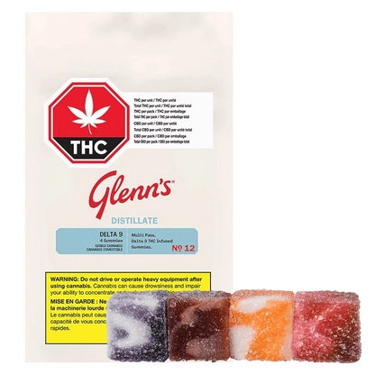 Glenn's 4 Pack Glenn's Multi Flavour THC Gummies Hybrid 4-Pack Gummies