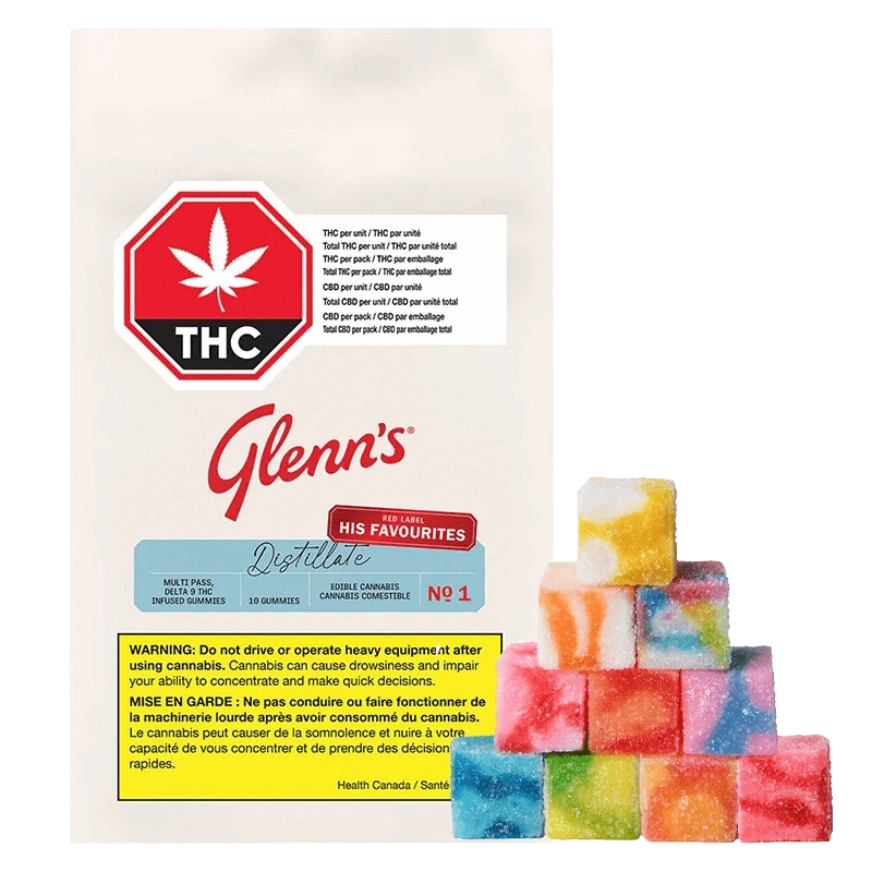 Glenn's 10 Pack Glenn's Edibles Multi Pack Gummies - Hybrid 10-Pack Gummies