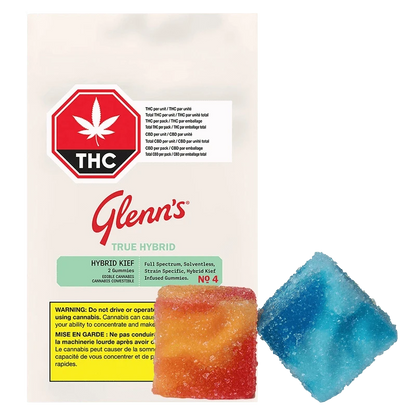 Glenn's 2 Pack Glenn's Full Spectrum Strain Specific Kief Gummies Gummies