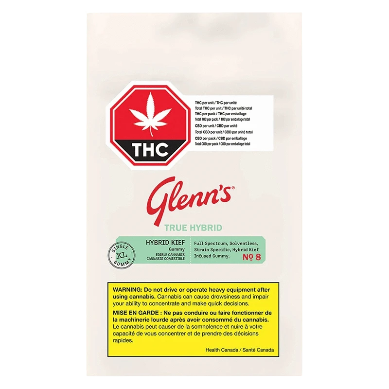 Glenn's 1 Pack Glenn's MDZ Blue Freeze Gummies Hybrid 10mg - 1 Pack Gummies