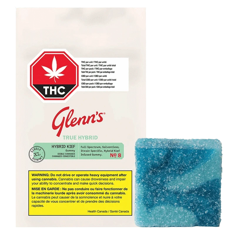 Glenn's 1 Pack Glenn's MDZ Blue Freeze Gummies Hybrid 10mg - 1 Pack Gummies