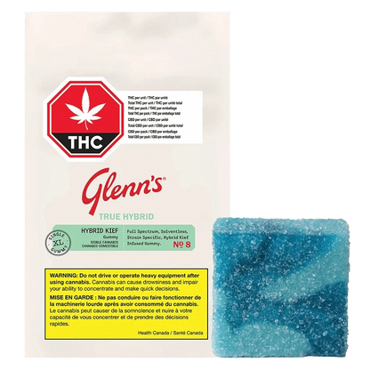 Glenn's 1 Pack Glenn's MDZ Blue Freeze Gummies Hybrid 10mg - 1 Pack Gummies