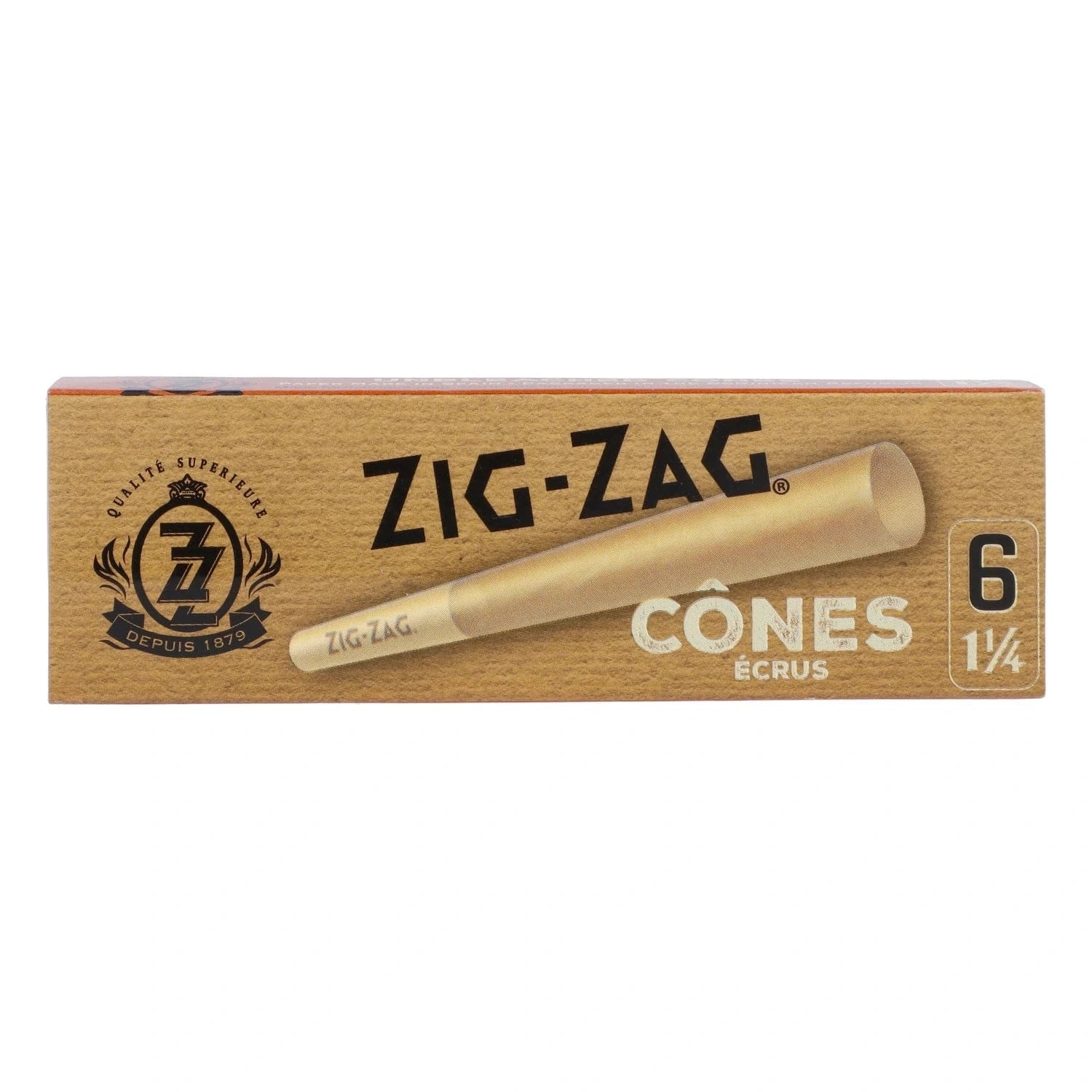 Zig Zag Each Zig Zag Unbleached Cones - 1 ¼: Lowest Price | Canna Cabana Papers & Cones