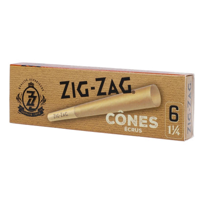 Zig Zag Each Zig Zag Unbleached Cones - 1 ¼: Lowest Price | Canna Cabana Papers & Cones