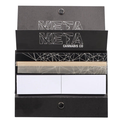 Front view of the Unbleached Burn Kit, showcasing a closed, rectangular packaging with minimalist branding.