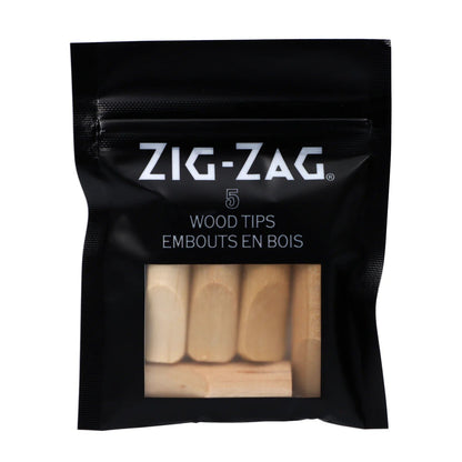 Zig Zag Wood Tips - 5pk