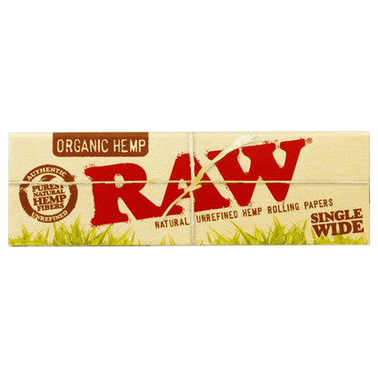 RAW Each RAW Organic Hemp Sigle Wide Rolling Papers Accessories