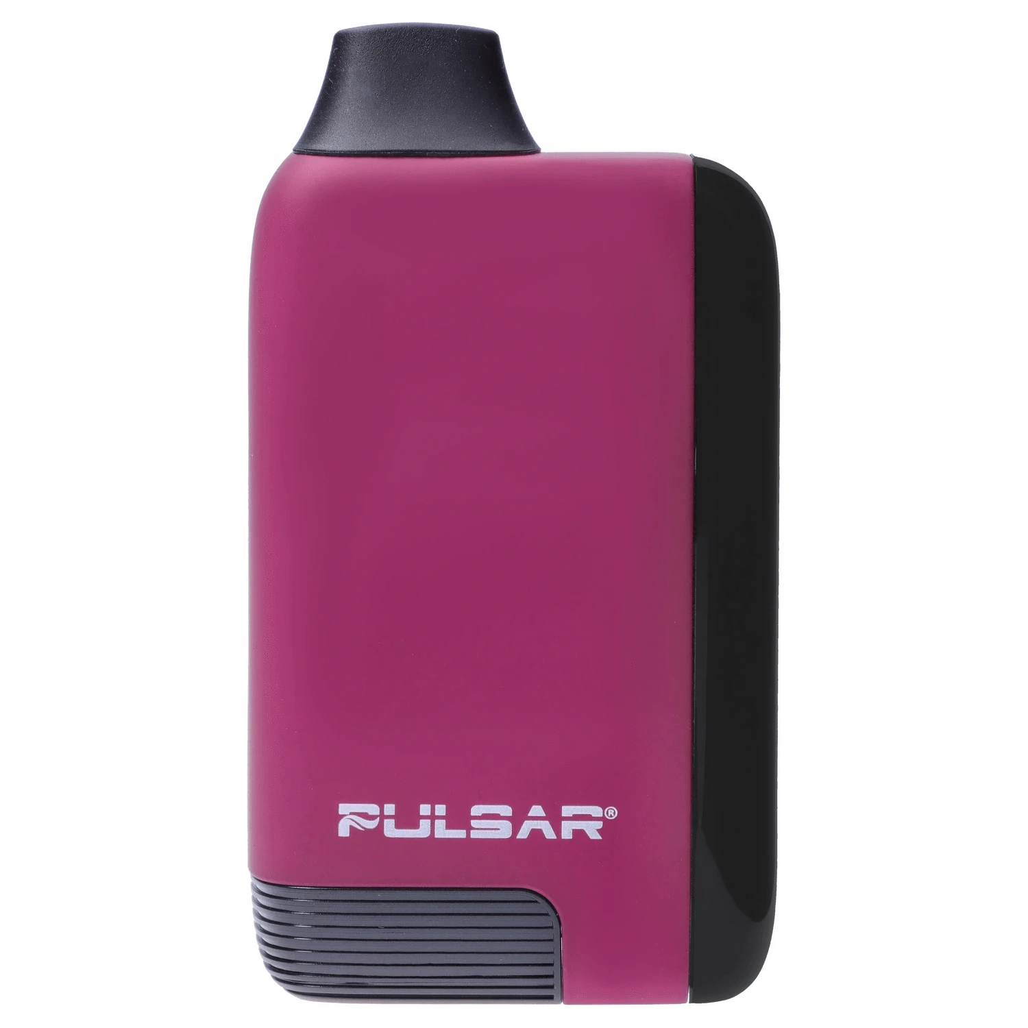 Close-up front view of the Pulsar 510 DL 5.0 Thermo Series Vape - Fairy Fire showing its magenta casing, black mouthpiece and partial white logo.