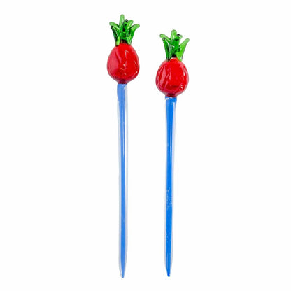 Valiant Each Valiant Borosilicate Glass Pineapple Dab Tool Assorted Papers & Cones