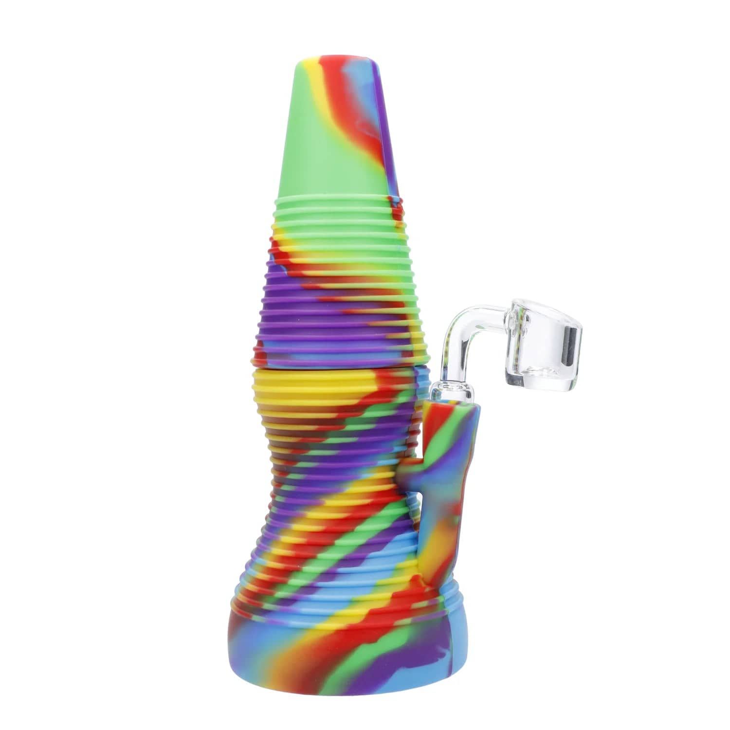 Valiant Each Valiant Silicone Dab Rig - Rainbow Bongs