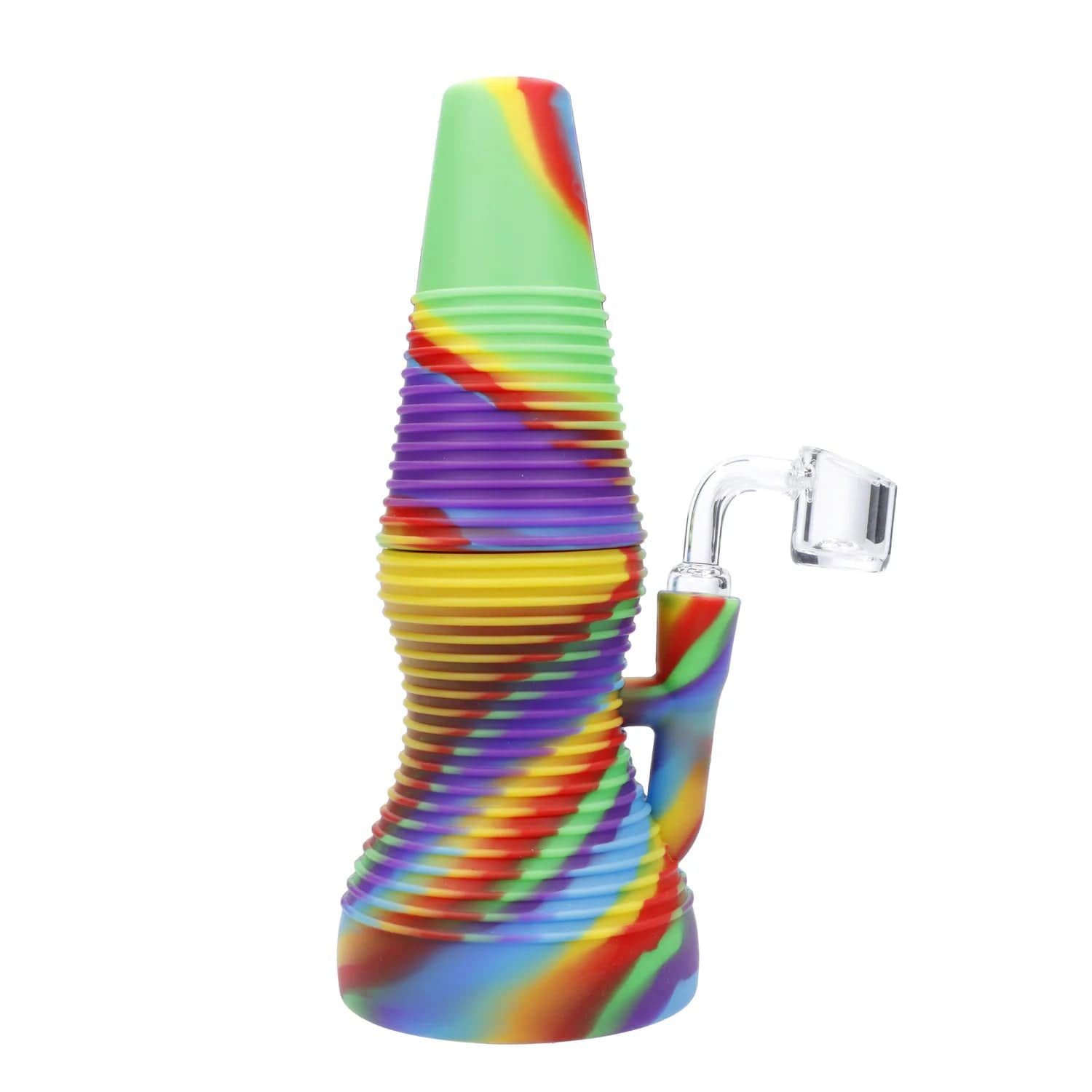 Valiant Each Valiant Silicone Dab Rig - Rainbow Bongs