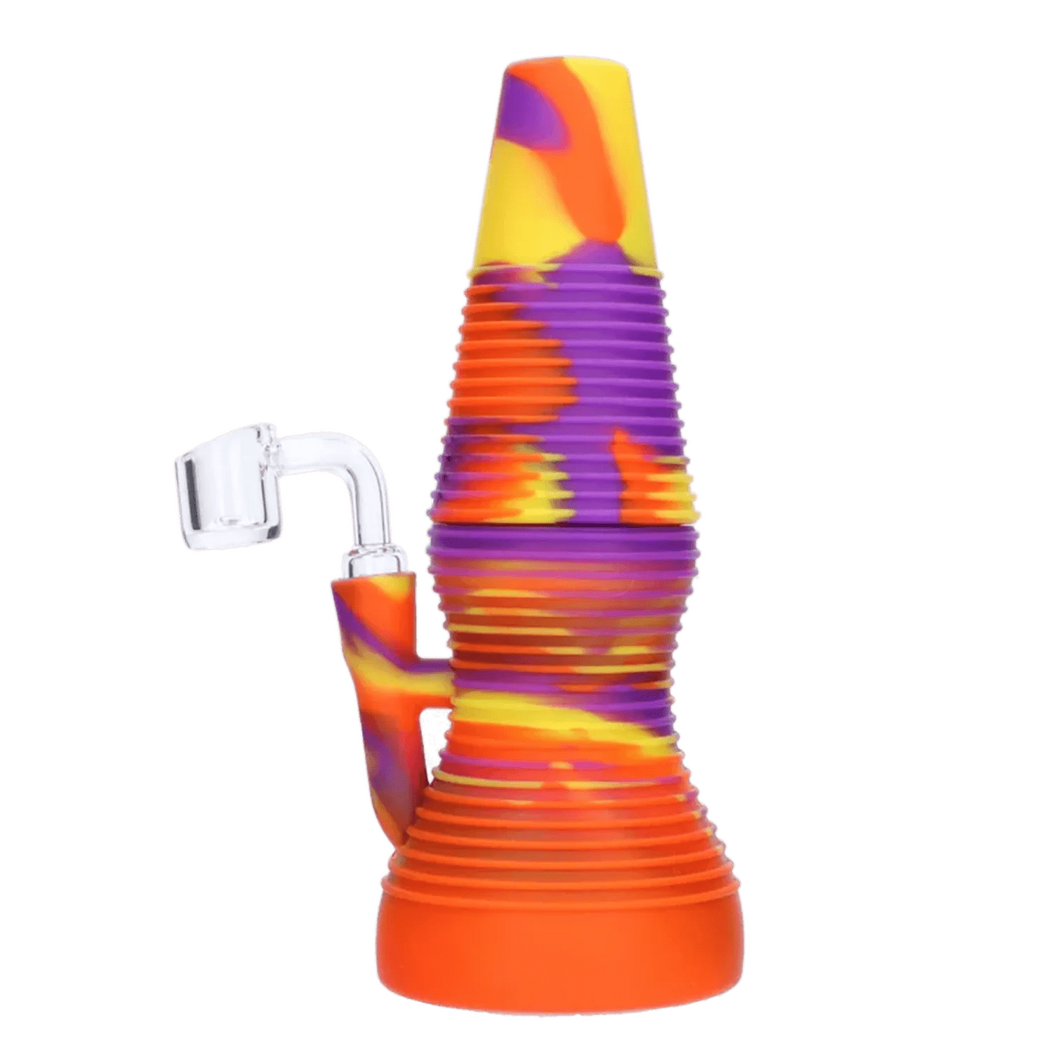 Valiant Each Valiant Silicone Dab Rig - Orange Yellow & Purple Dab Rigs