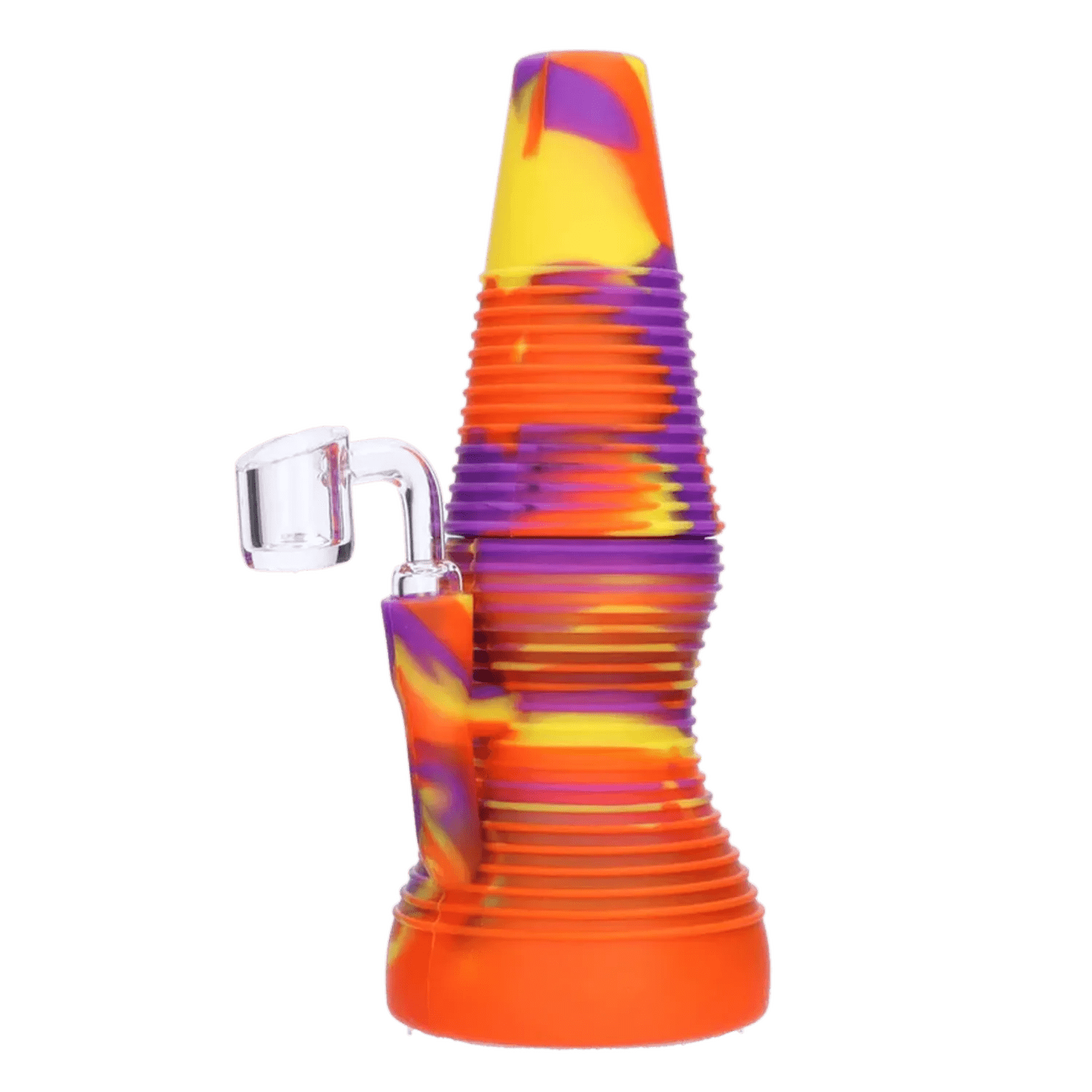 Valiant Each Valiant Silicone Dab Rig - Orange Yellow & Purple Dab Rigs