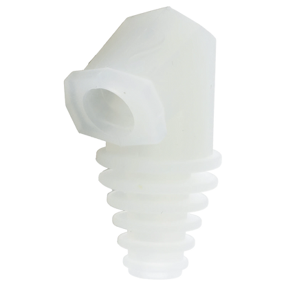 A close-up of the Pulsar Silicone Cart Rig Adapter, showing its textured, white silicone construction in a slightly angled view.