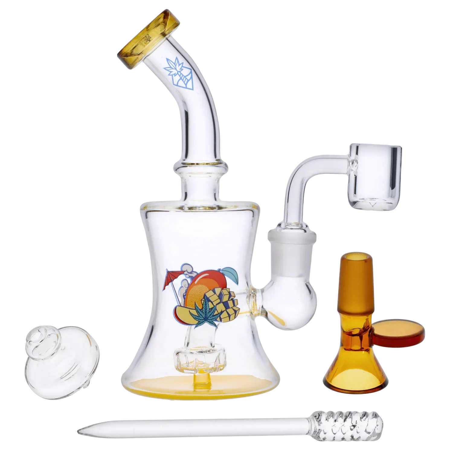 Cabana Cannabis Co. Each Cabana Cannabis Co. Ahoy Dab Rig Yellow | Canna Cabana Dab Rigs