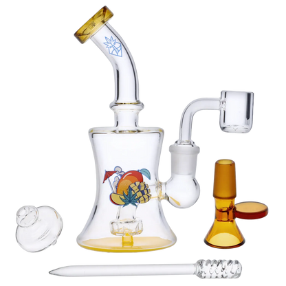 Cabana Cannabis Co. Each Cabana Cannabis Co. Ahoy Dab Rig Yellow | Canna Cabana Dab Rigs