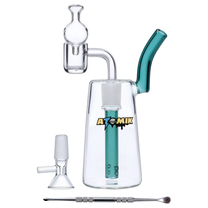 Atomik Each Atomik Milky Way 6" Dab Rig - Glass Water Pipe Dab Rigs