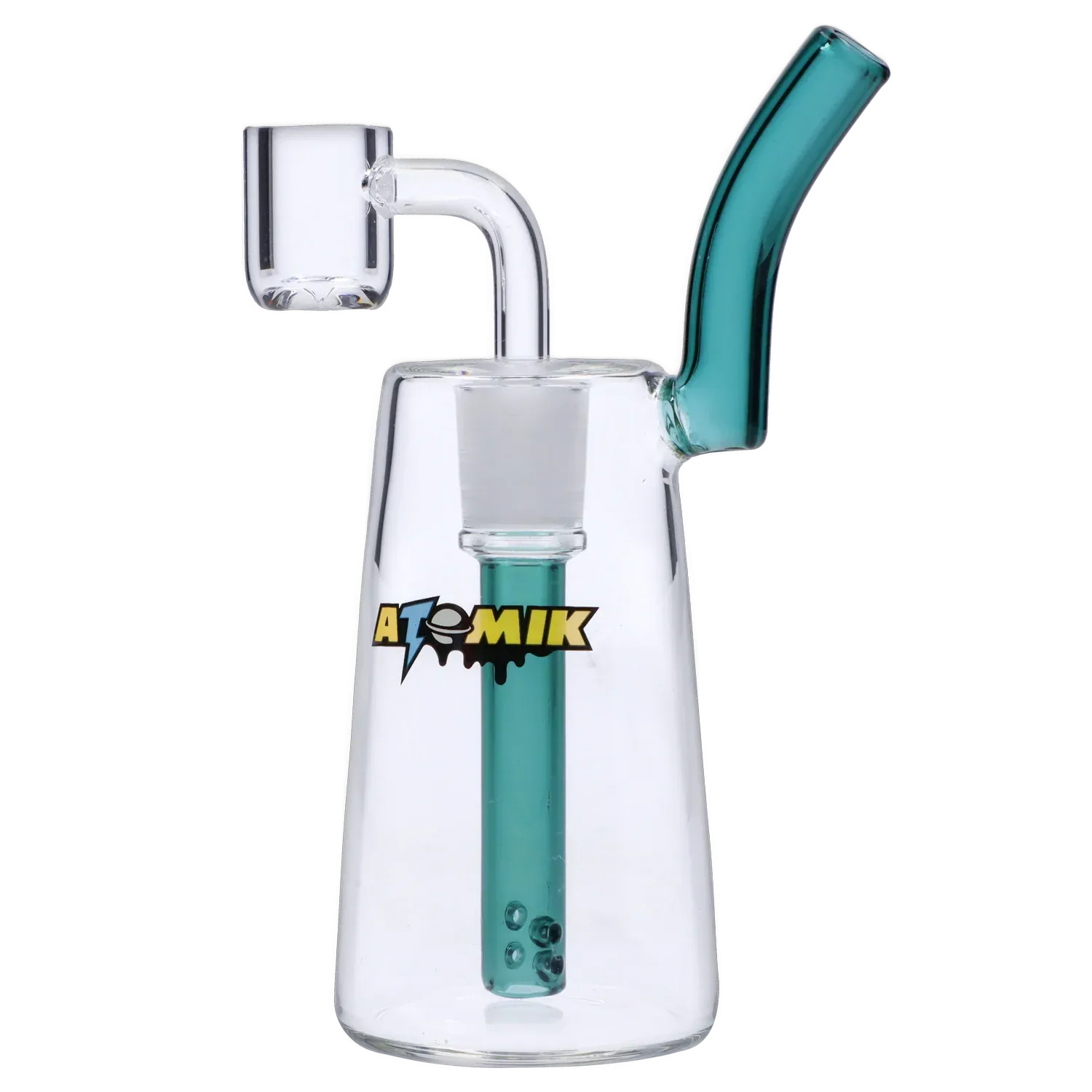 Atomik Each Atomik Milky Way 6" Dab Rig - Glass Water Pipe Dab Rigs
