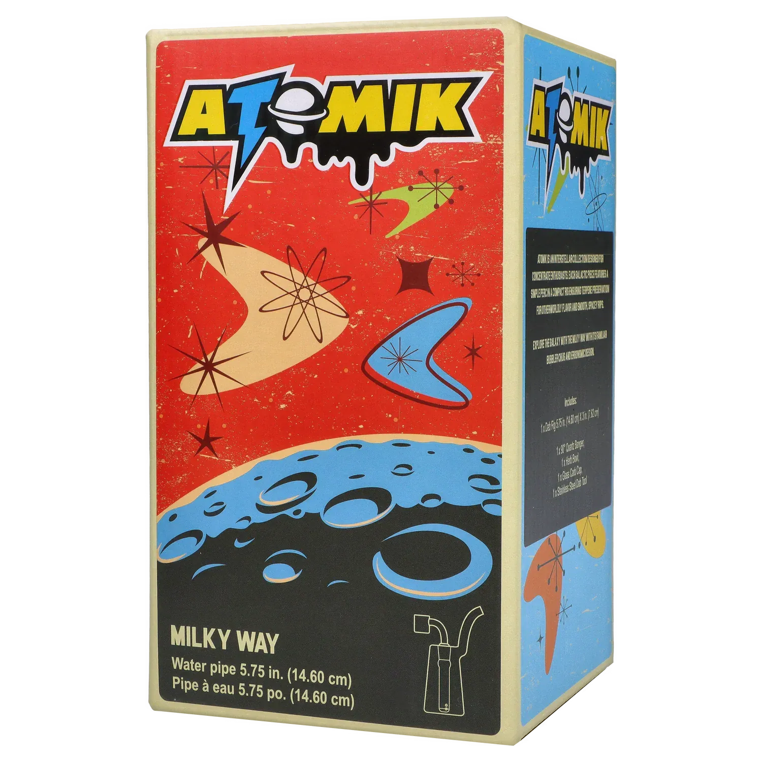 Atomik Each Atomik Milky Way 6" Dab Rig - Glass Water Pipe Dab Rigs