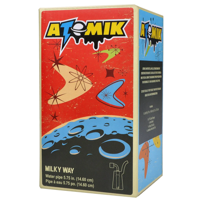 Atomik Each Atomik Milky Way 6" Dab Rig - Glass Water Pipe Dab Rigs
