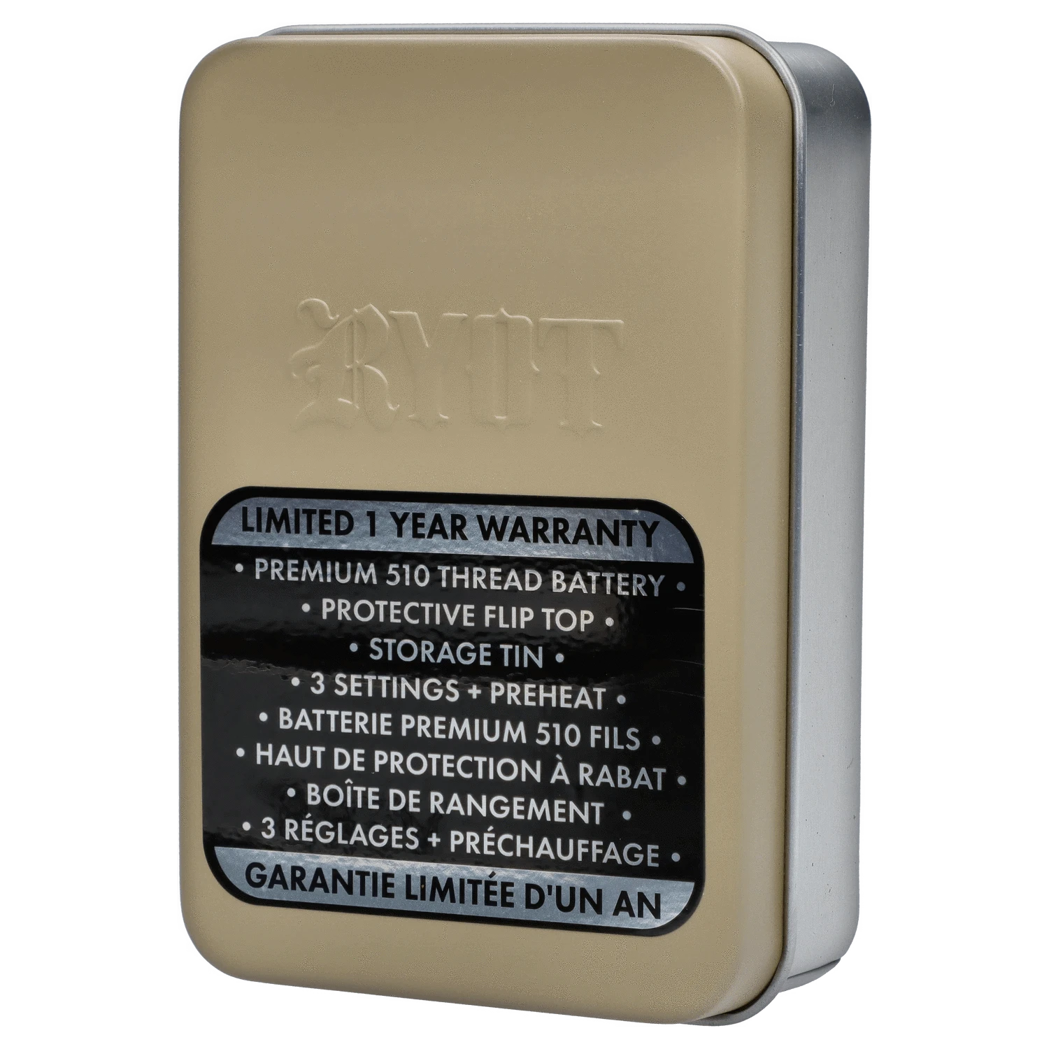 RYOT RYOT - Verb 510 Battery - Tan Vape Batteries