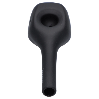 A studio shot of the RYOT - Stand Up Spoon, showing the black, curved metal pipe against a plain white background.