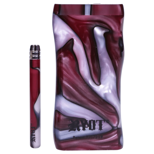 RYOT RYOT Large 3 in. Acrylic Magnetic Dugout in Purple with Matching Bat Accessories