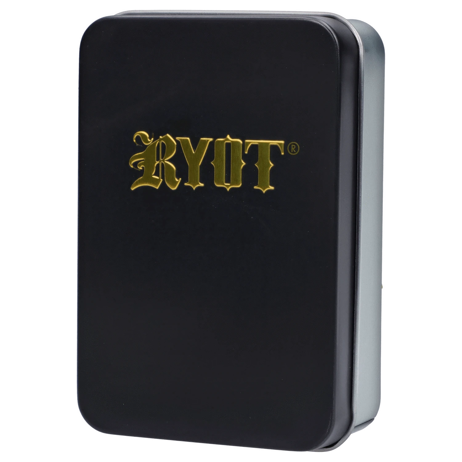 Front view of the RYOT - Verb 510 Battery in black and gold, showing its sleek, rectangular design.