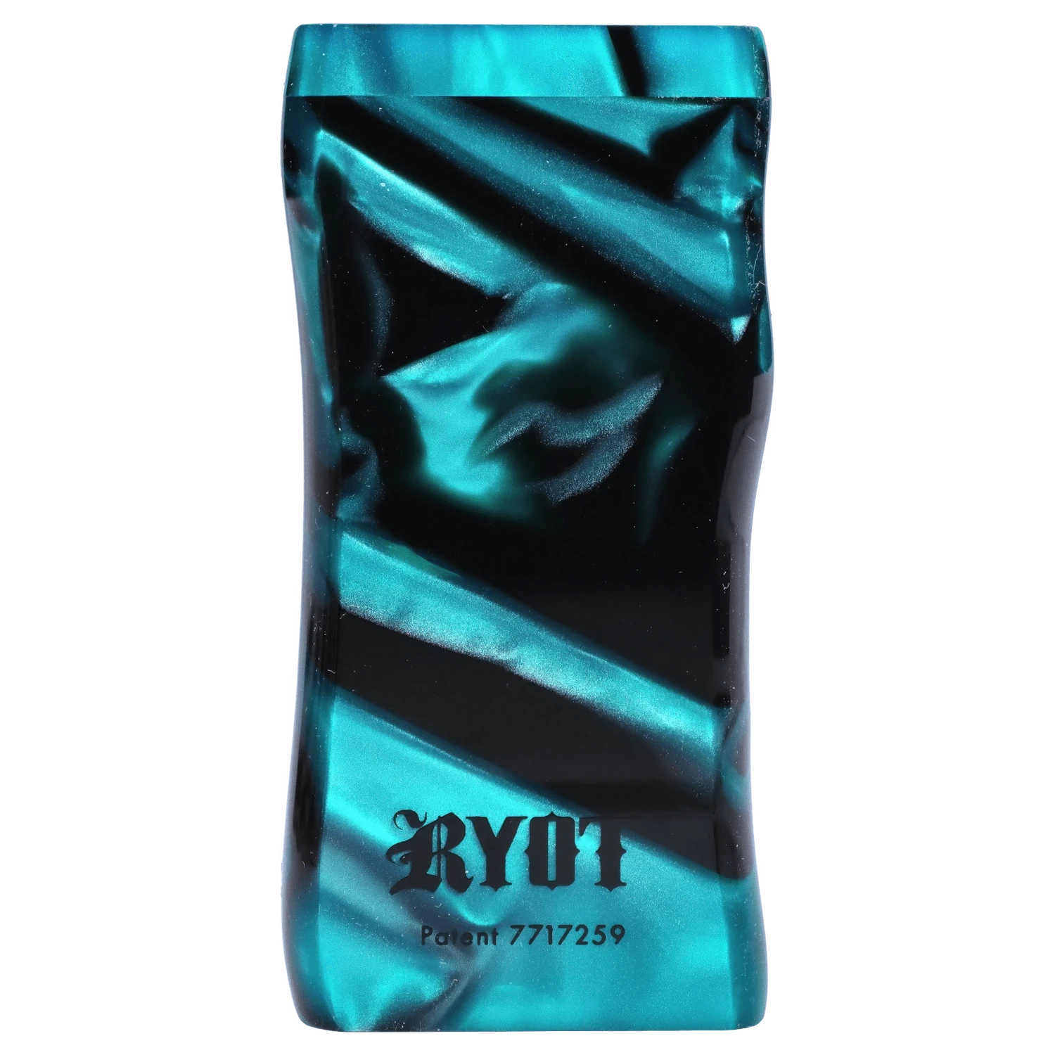 A close-up shot of the RYOT Large 3 in. Acrylic Magnetic Dugout in green, displaying its smooth, glossy surface.