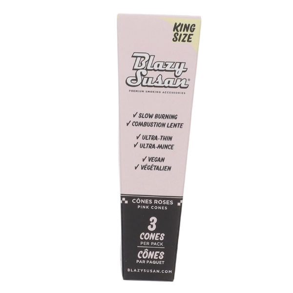 Blazy Susan Each Pink KS Cones Display Box - 3 cones x 21 packs Accessories