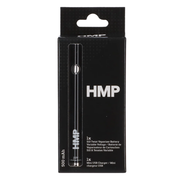 HoneyStick Each HMP HoneyStick-510 VV Twist BLACK Vape Batteries