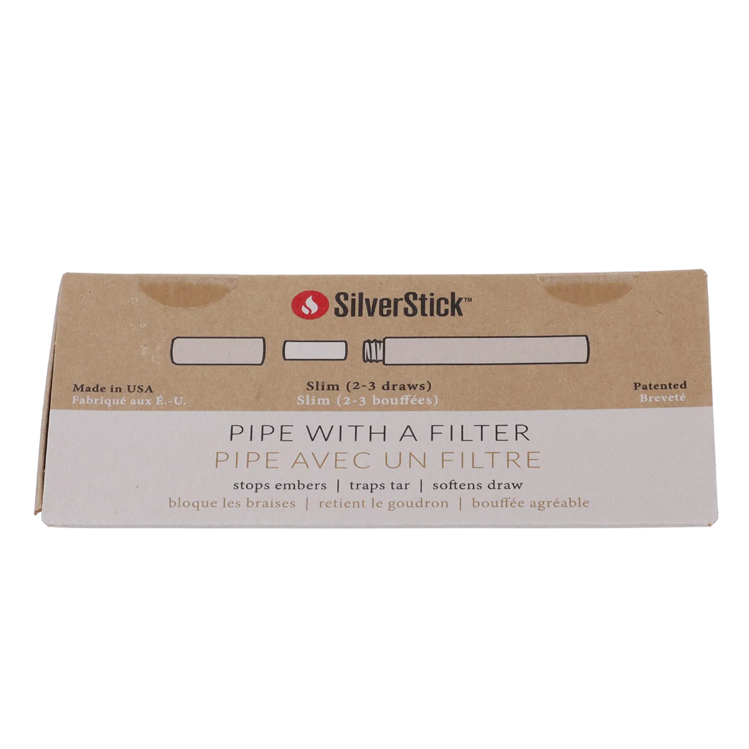 Silver Stick Each SILVER STICK SLIM ONE HITTER-RED Accessories