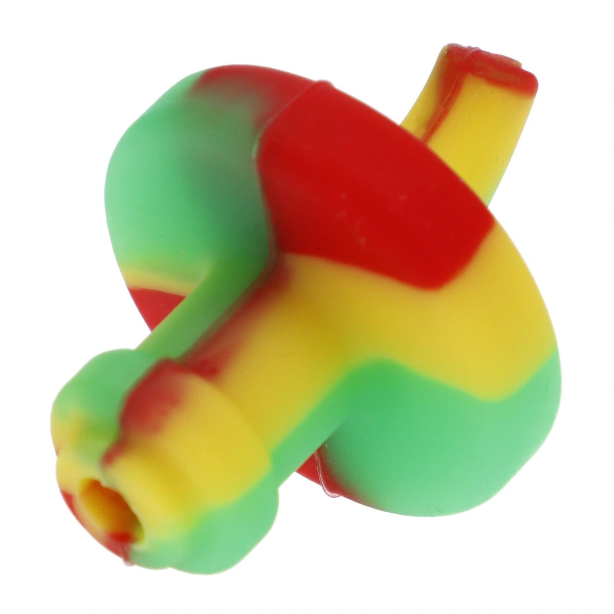 Valiant Rasta Front view of the Valiant Silicone Carb Cap - Rasta, showcasing its ...