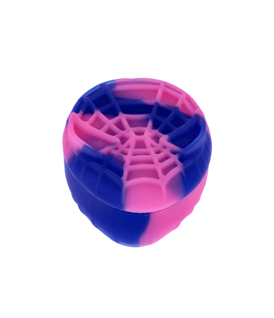 A top-down view of the Silicone Container Teardrop in assorted colours, showing its textured interior and rounded shape.