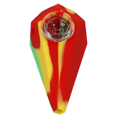 Valiant Each Valiant Silicone Diamond Hand Pipe - Assorted Handpipes