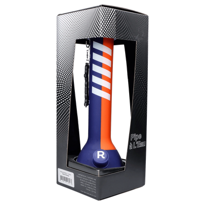 Front view of the Rebound Edition 2 - Beaker - Blue & Orange, showcasing its vibrant blue and orange gradient against a black background.