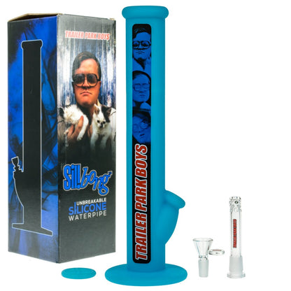 TPB Each TPB Silibong Bubbles Blue Glass Water Pipe | Canna Cabana Bongs
