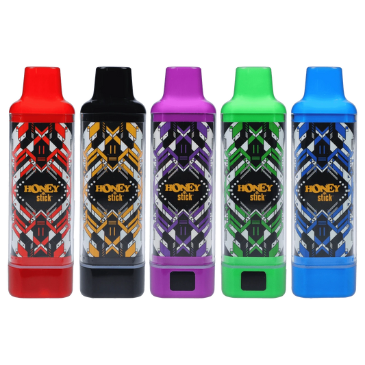 Front view of the HoneyStick Stick Clear Concealer, showing a sleek, cylindrical container against a plain white background.