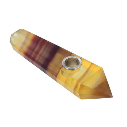 Valiant Crystal Pipe - Wood Grain