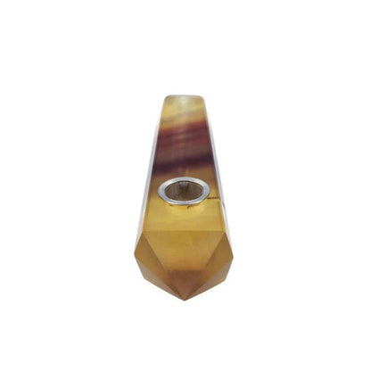 Valiant Crystal Pipe - Wood Grain