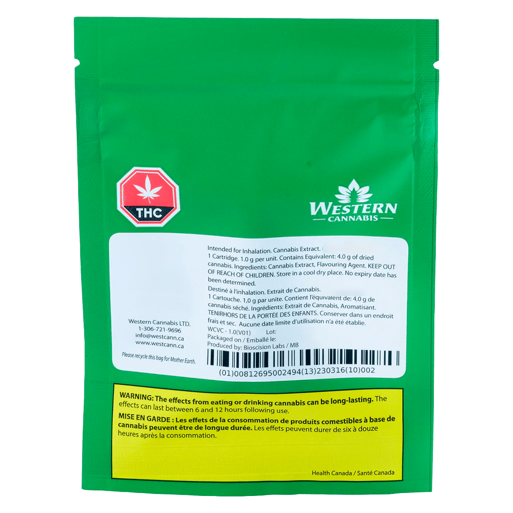 Western Cannabis 1 g Whole Flower