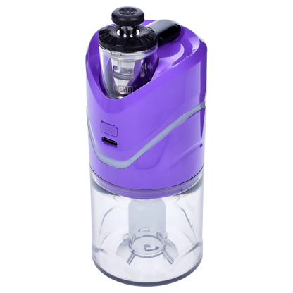 Front view of the purple Yocan iCan Kit, showcasing its sleek, compact design and translucent tank.