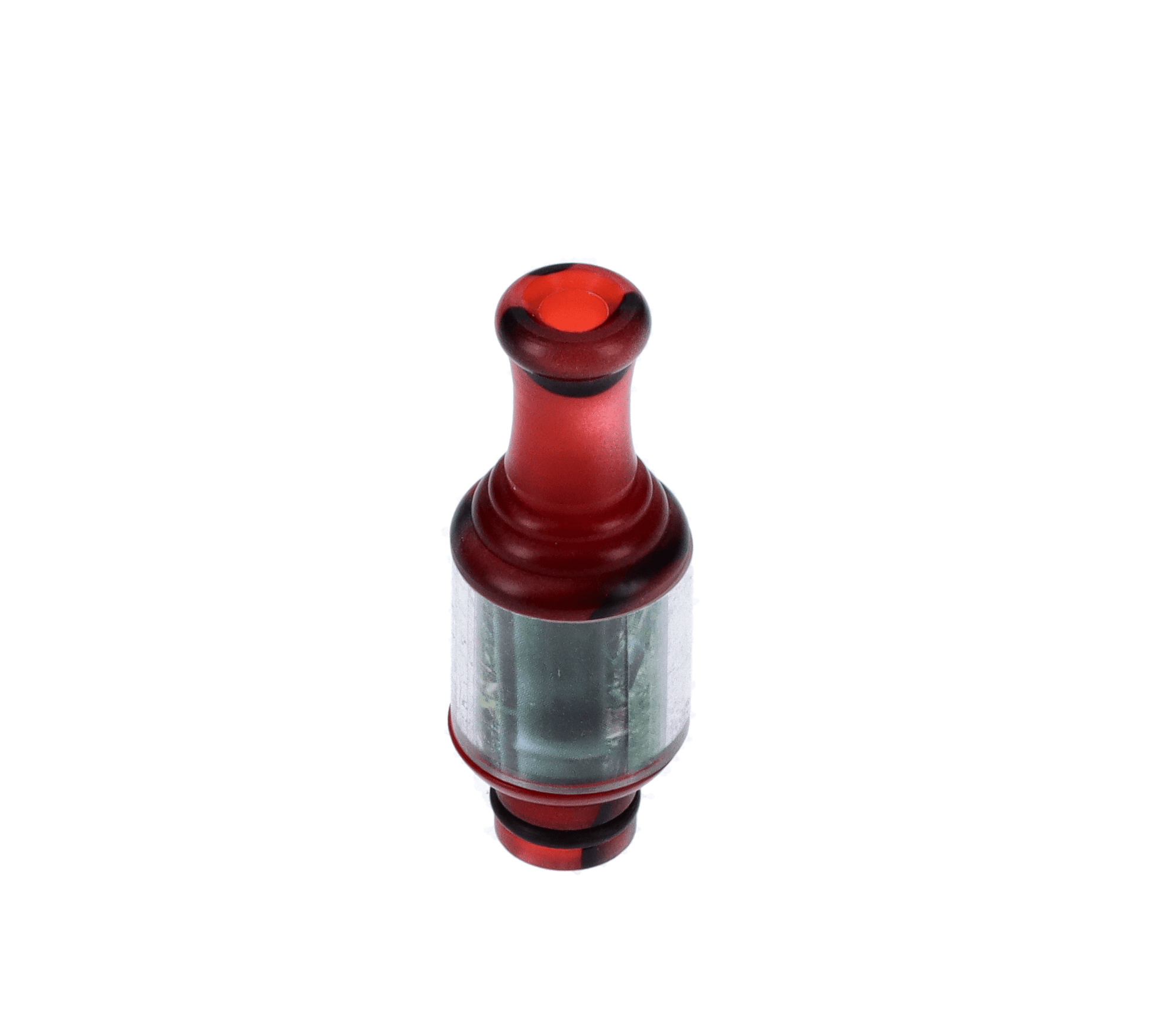 Front view of the Drip Tip Acrylic Lantern, a clear, cylindrical piece with a subtly patterned, lantern-like design.