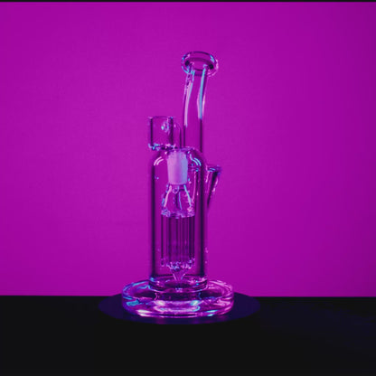 Hue Whirlpool Dab Rig Clear - 9"