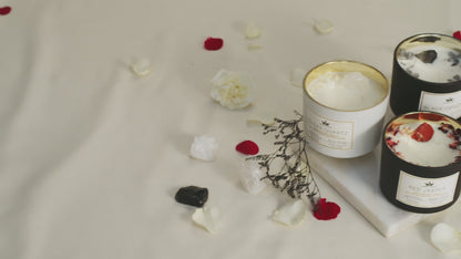 Queen of Bud Candle - Rose Quartz