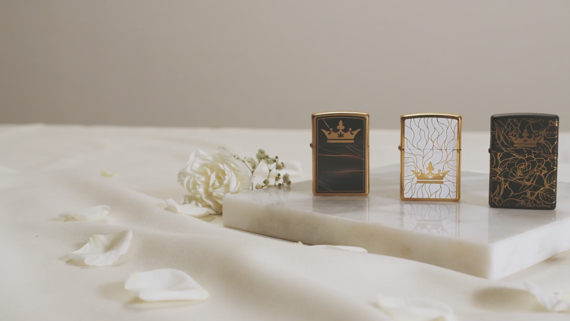 Queen of Bud Zippo Clear Quartz Mosaic: Lowest Price | Canna Cabana